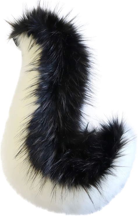 Amazon.com: Furryvalley Fursuit Tail Fur Partial Furry Tail for Cosplay ...