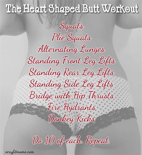 Heart-shaped-butt-workout | fitness | Pinterest | Butt workouts, Heart shapes and Workout