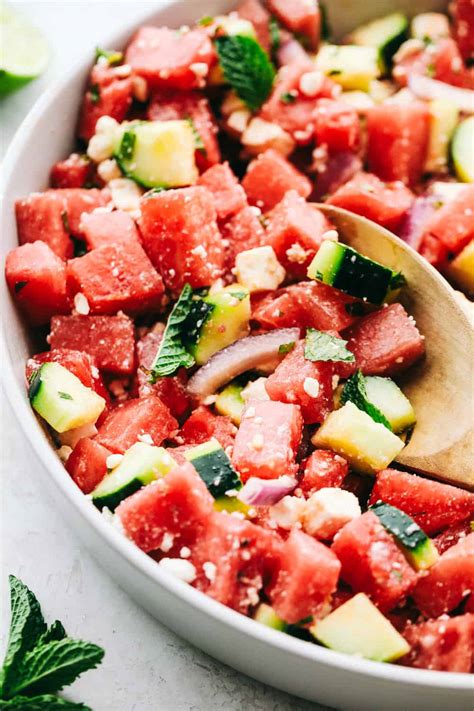Mouthwatering Watermelon Salad with Feta - BLOGPAPI