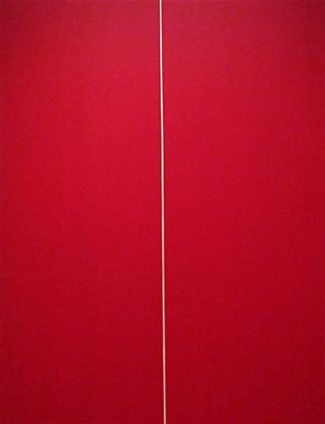 Be I, 1970 by Barnett Newman. Color Field Painting. abstract. Detroit ...