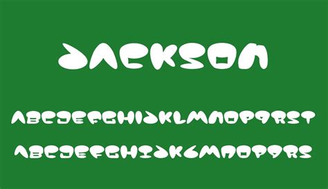 Jackson free font