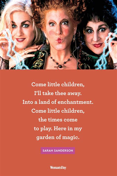 Sarah Sanderson womansday Hocus Pocus Quotes, Hocus Pocus Movie, Hocus Pocus Witches, Disney ...