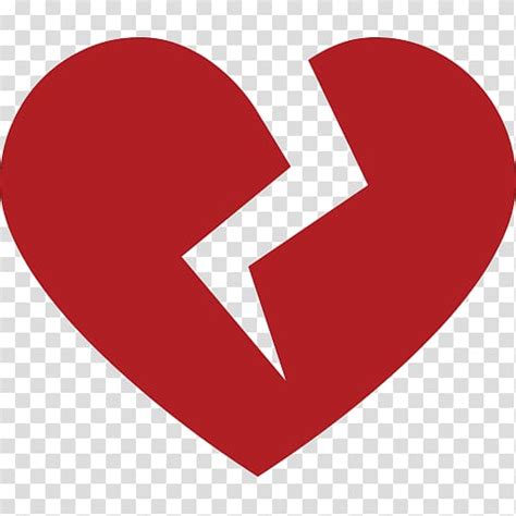 Heart broken , Broken heart Emoji Symbol Emoticon, broken heart transparent background PNG ...