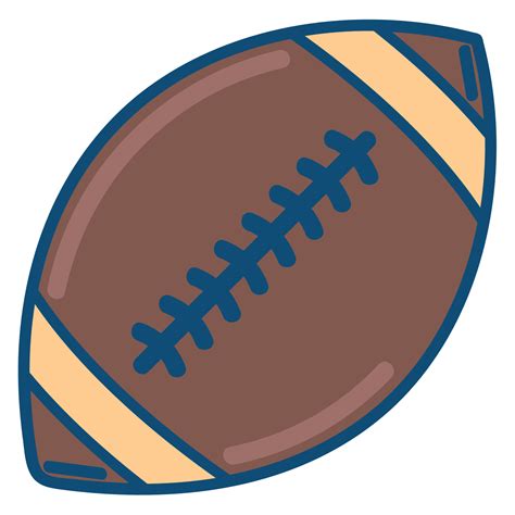 american football ball 16755043 Vector Art at Vecteezy