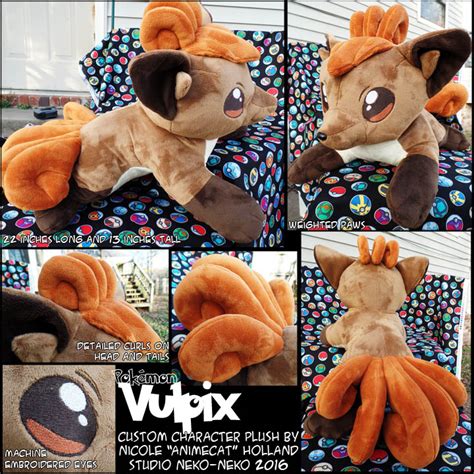 Vulpix Plush by StudioNeko on DeviantArt