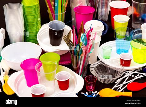 Disposable tableware, plastic utensils, plastic cups, cutlery, and other plastic products ...