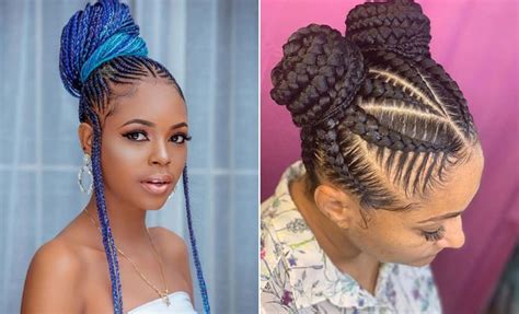 30 Statement Braided Bun Hairstyles For Black Hair | vlr.eng.br