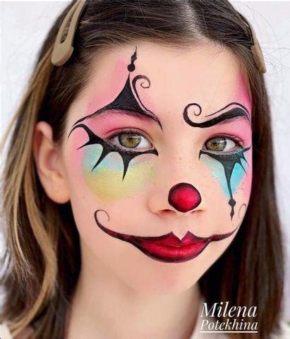 50+ Easy Clown Face Makeup Ideas. Original Post… | by Jest Paint | Medium