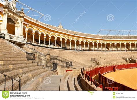 Plaza De Toros in Seville, Spain Stock Image - Image of stone, real ...