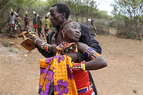 Inside the 'traditional' tribal wedding ceremony that still takes place in Kenya | Daily Mail Online