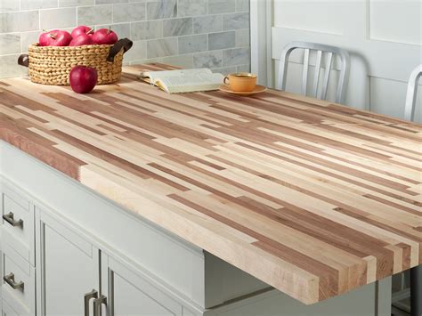 Walnut Maple Mix Butcher Block Countertop 8ft | Floor and Decor