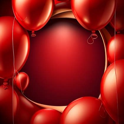 Free Red Birthday Card Background Image