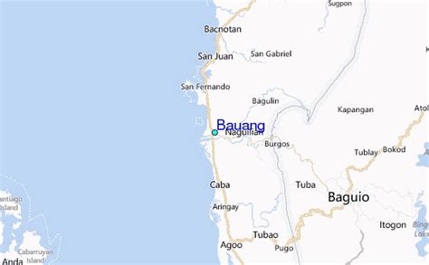 Bauang Tide Station Location Guide