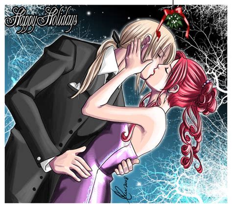 .: Kiss Under The Mistletoe:. by Nardhwen on DeviantArt