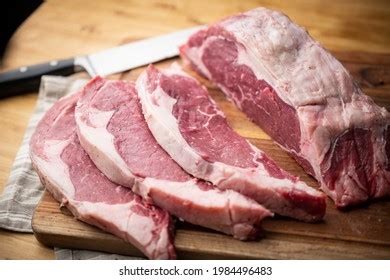 Chef Cutting Block Ribeye Beef Steak Stock Photo 1984496483 | Shutterstock