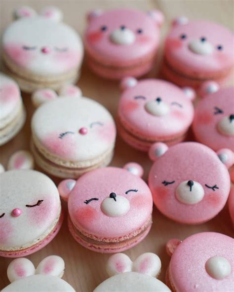 Rabbit & Bear macarons by Melly Eats World (M.E.W.) (@mellyeatsworld ...