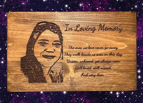 In Loving Memory Custom Sign | Customized Wood Handmade Sign – Weaver ...