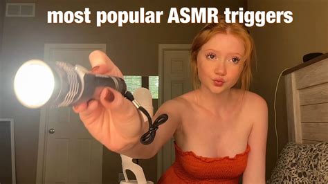 Most Popular ASMR Triggers - YouTube