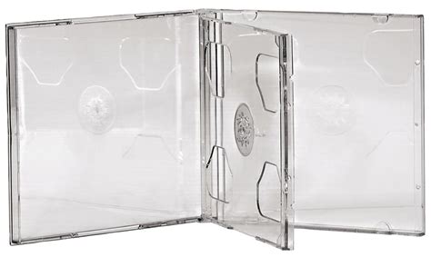 Standard CD Double Jewel Cases Transparent 5 Pack - Hama | CPC