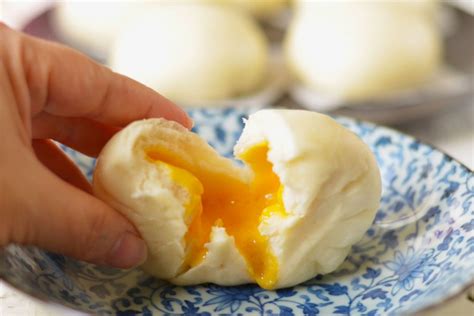 Salted Egg Yolk Custard Bao (Liu Sha Bao) | Asian Inspirations