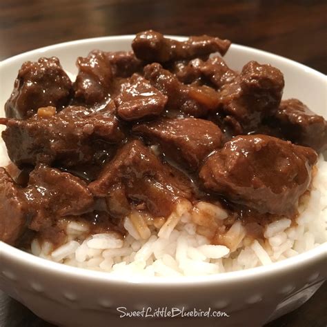 Beef Tips Over Rice In Crock Pot - Beef Poster