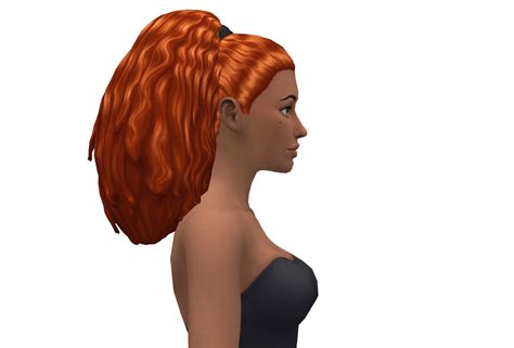 leeleesims1 Curly Ponytail, And Peggy, Parenthood, Wip, Sims 4, Downtown, Curly Hair Styles ...