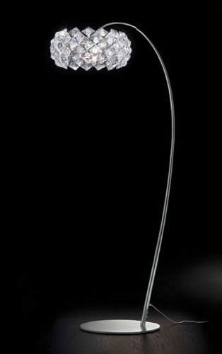 Floor standing lamp / original design / crystal / arched PRISMA : 821/LT by Arianna Teardo Lamp ...