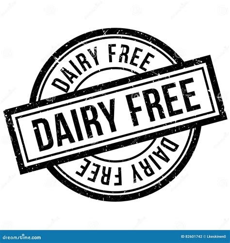 Dairy Free rubber stamp stock vector. Illustration of sign - 82601742