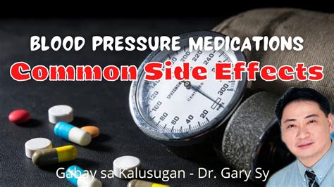 Blood Pressure Drugs: Common Side Effects - Dr. Gary Sy - YouTube