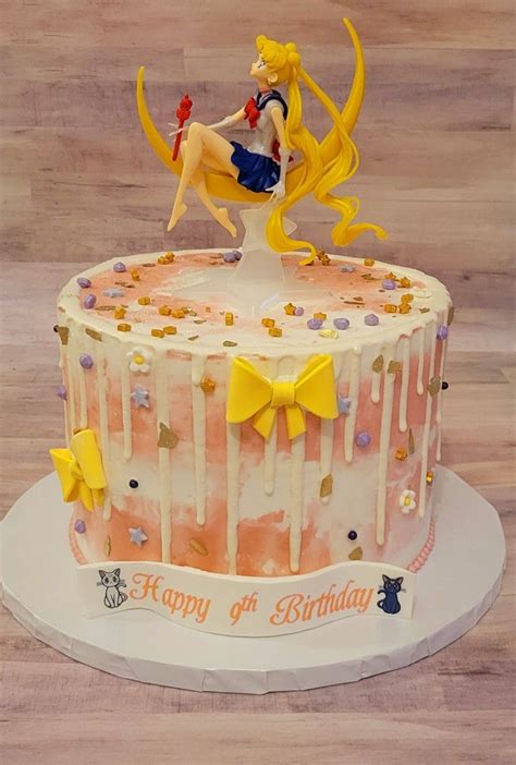 Sailor Moon Cake | Sailor moon cakes, Sailor moon birthday, Anime cake