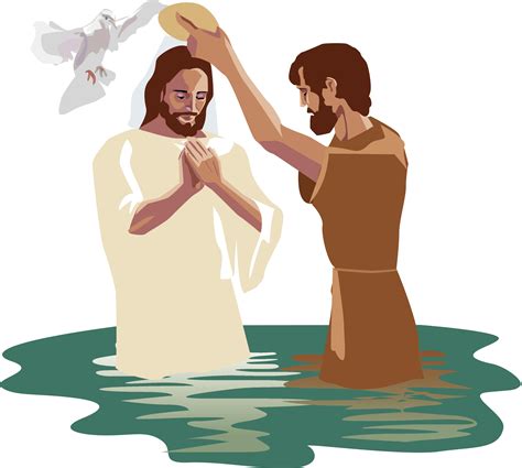 Jesus Baptism Clipart Free Images At Vector Clip Art | Images and Photos finder