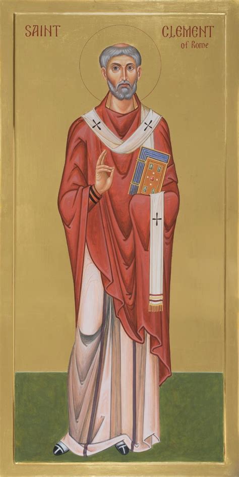 St Clement of Rome - Aidan Hart Sacred Icons | St clement, Saints, Orthodox icons