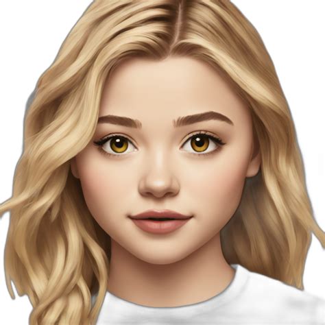 Chloë Grace Moretz serious | AI Emoji Generator