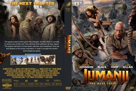 Jumanji: The Next Level (2019) DVD Custom Cover | Custom dvd, Dvd cover design, Printable dvd covers