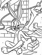 Bugs Bunny Coloring Page  Home sketch template
