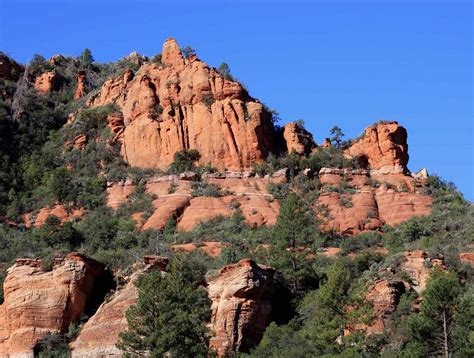 Slide Rock State Park - Hiking Trails & Swimming Map, Sedona Arizona