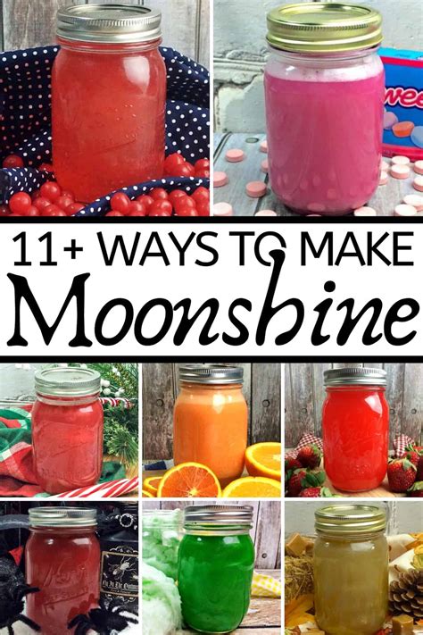 11+ Amazing Flavored Moonshine Recipes