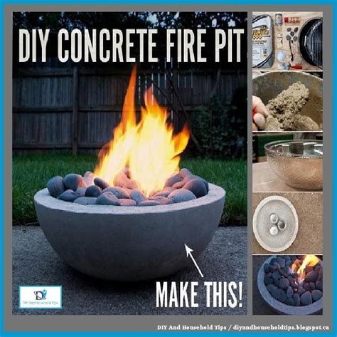 DIY And Household Tips: DIY Concrete Fire Pit