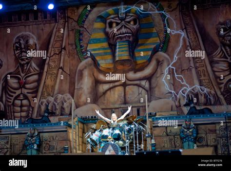 Iron Maiden Somewhere back in Time Tour Stock Photo - Alamy