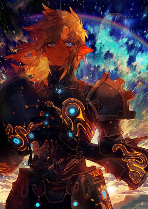 [BoTW] Ancient Armor Link fanart by 82PIGEON : r/zelda