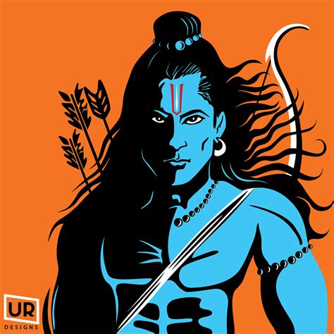 Shri Ram Digital Vector Illustration Artwork by Umesh on Behance