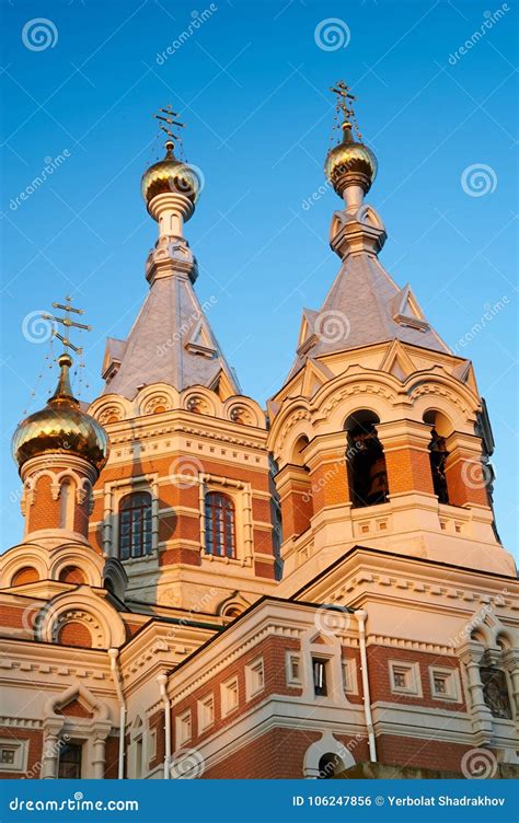 Eastern Orthodox church. stock photo. Image of holy - 106247856