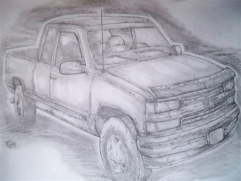 first ever time drawing a real looking truck. Not to bad for my first one I think. | Drawings ...