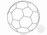 Pallone Da calcio colorare  TuttoDisegnicom sketch template