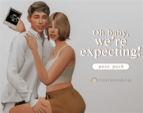 We Are Pregnant Couple Pose Pack Patreon Sims 4 Couple Poses | Images ...