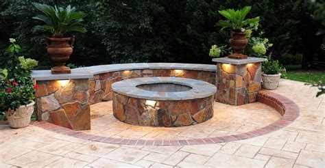 Fire Pits - Stone & Concrete Fire Pit Designs and Ideas - The Concrete ...