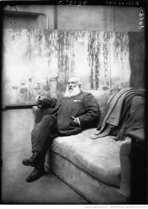 Claude Monet, peintre, dans son atelier : [photographie de presse] / Agence Meurisse Monet ...