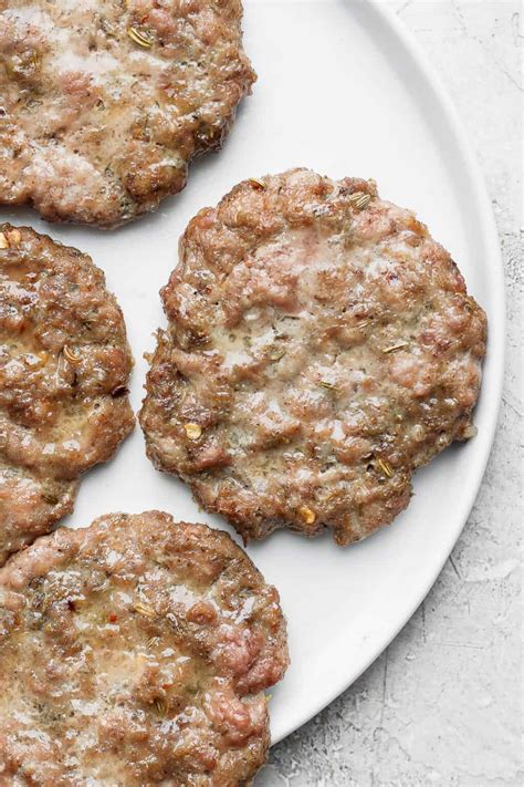 Maple Breakfast Sausage Patties - Fit Foodie Finds