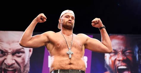 Tyson Fury plans to weigh in at career-heaviest for Deontay Wilder fight - Mirror Online