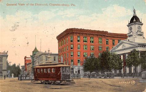 Chambersburg Pennsylvania Diamond General View Antique Postcard K68413 - Mary L. Martin Ltd ...